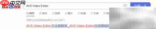 AVS视频编辑器安装指南