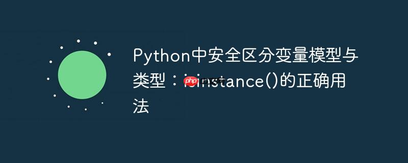 Python中安全区分变量模型与类型:isinstance()的正确用法