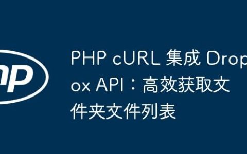 PHP cURL 集成 Dropbox API：高效获取文件夹文件列表