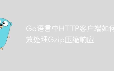 Go语言中HTTP客户端如何高效处理Gzip压缩响应
