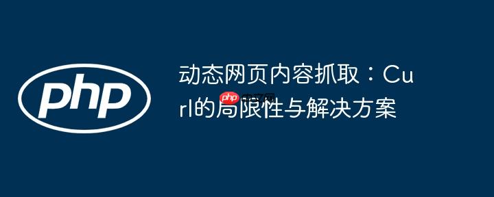 动态网页内容抓取:Curl的局限性与解决方案