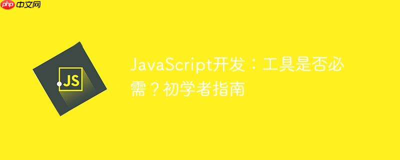 JavaScript开发:工具是否必需?初学者指南