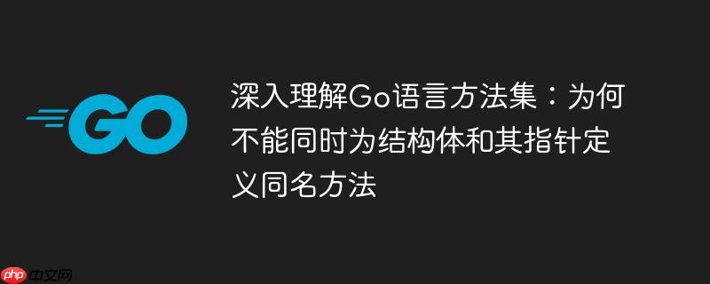 深入理解Go语言方法集：为何不能同时为结构体和其指针定义同名方法