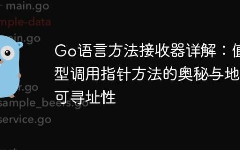 Go语言方法接收器详解：值类型调用指针方法的奥秘与地址可寻址性