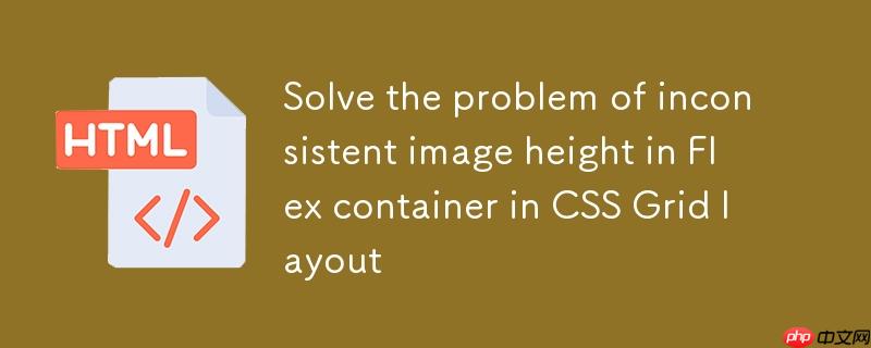 解决CSS Grid布局中Flex容器内图片高度不一致问题