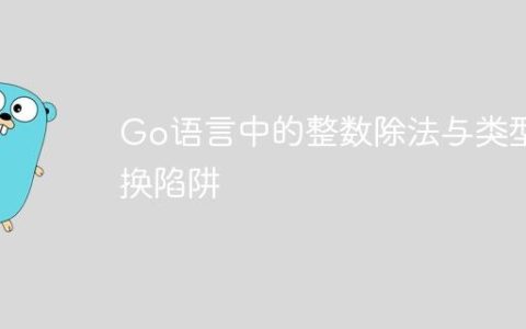 Go语言中的整数除法与类型转换陷阱
