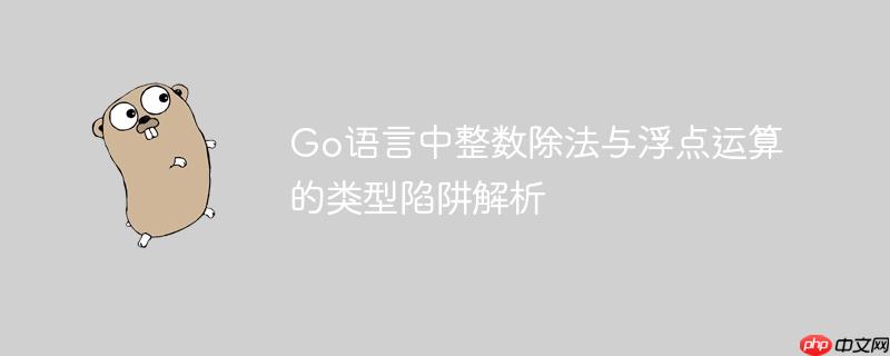 Go语言中整数除法与浮点运算的类型陷阱解析