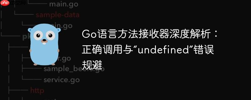 Go语言方法接收器深度解析:正确调用与“undefined”错误规避