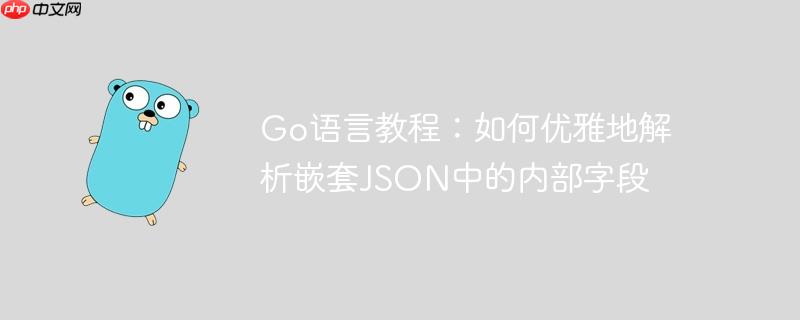 Go语言教程:如何优雅地解析嵌套JSON中的内部字段