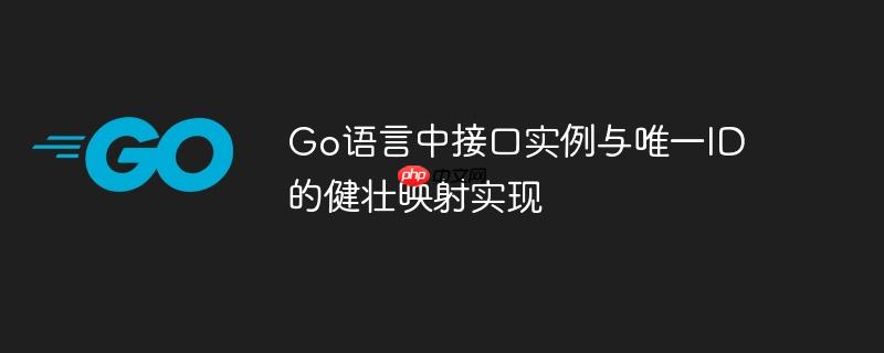Go语言中接口实例与唯一ID的健壮映射实现