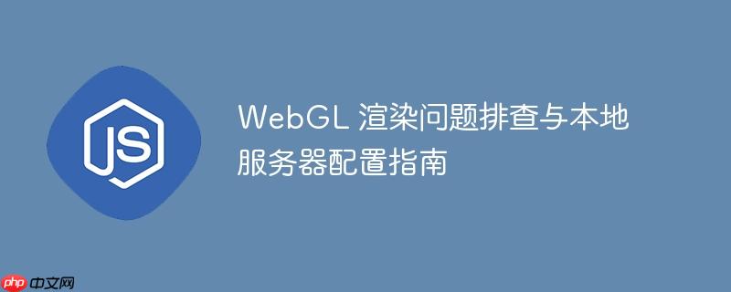 webgl 渲染问题排查与本地服务器配置指南