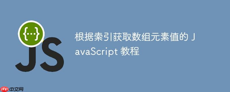 根据索引获取数组元素值的 javascript 教程