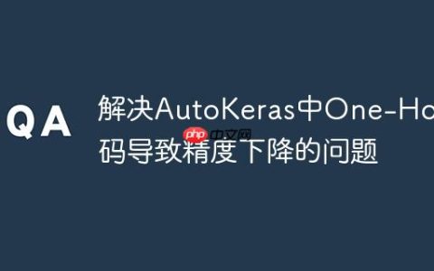 解决AutoKeras中One-Hot编码导致精度下降的问题