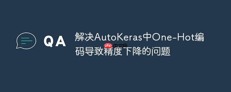 解决autokeras中one-hot编码导致精度下降的问题