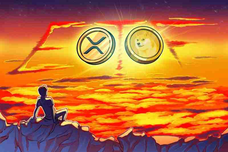 喜报:rex-osprey的瑞波币(xrp)、狗狗币(doge)etf首日表现不俗,交易量达5400万美