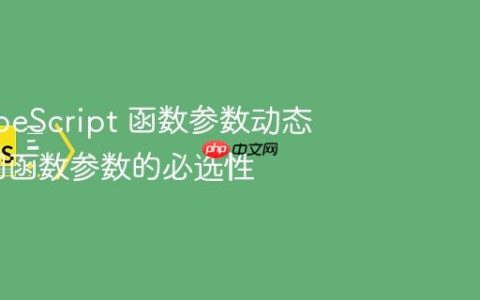 根据 TypeScript 函数参数动态控制返回函数参数的必选性