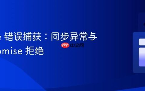 Promise 错误捕获：同步异常与异步 Promise 拒绝