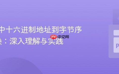 Python中十六进制地址到字节序列的转换：深入理解与实践