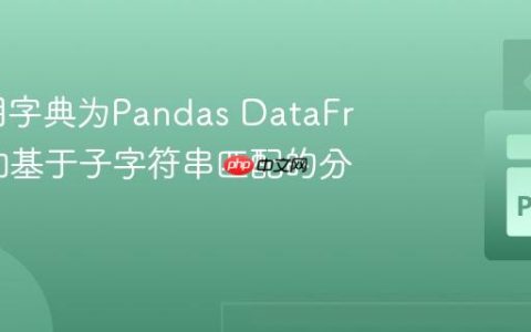 如何利用字典为Pandas DataFrame添加基于子字符串匹配的分类列