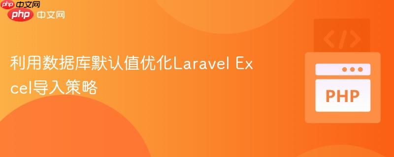 利用数据库默认值优化Laravel Excel导入策略