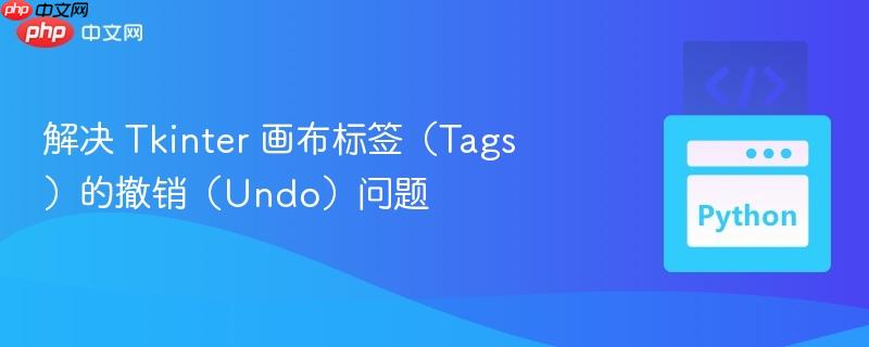 解决 tkinter 画布标签(tags)的撤销(undo)问题