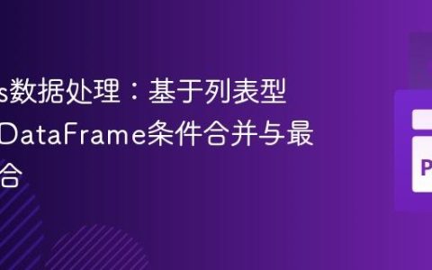Pandas数据处理：基于列表型列的跨DataFrame条件合并与最小值聚合
