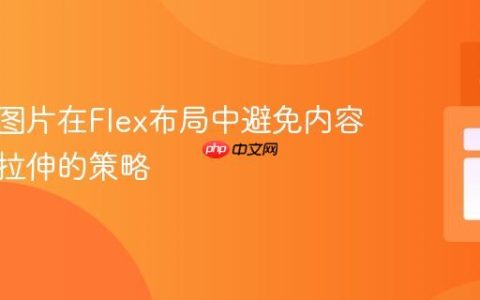 响应式图片在Flex布局中避免内容溢出与拉伸的策略