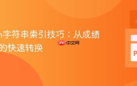 Python字符串索引技巧：从成绩到等级的快速转换