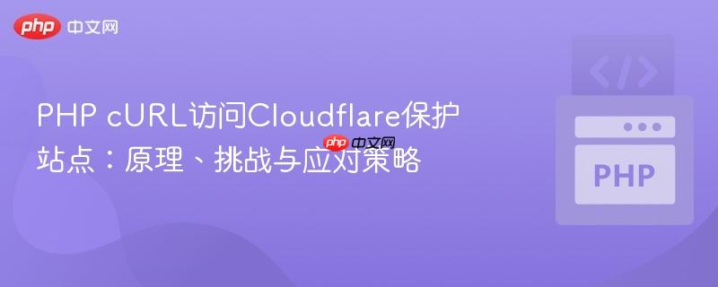 PHP cURL访问Cloudflare保护站点:原理、挑战与应对策略
