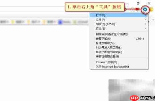 IE浏览器清除历史记录方法
