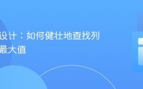 伪代码设计：如何健壮地查找列表中的最大值