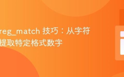 PHP preg_match 技巧：从字符串末尾提取特定格式数字