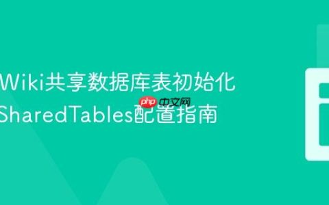 MediaWiki共享数据库表初始化与$wgSharedTables配置指南