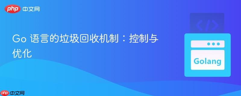 go 语言的垃圾回收机制:控制与优化