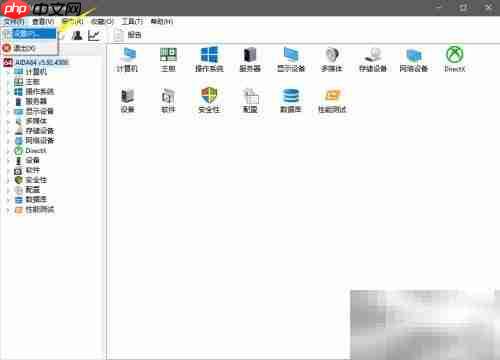AIDA64语言切换方法