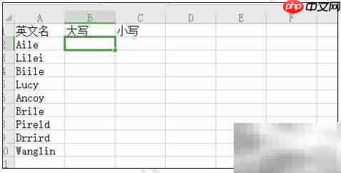 WPS表格大小写批量转换技巧