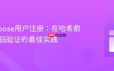 Mongoose用户注册：在哈希前进行密码验证的最佳实践
