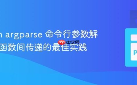 Python argparse 命令行参数解析与在函数间传递的最佳实践