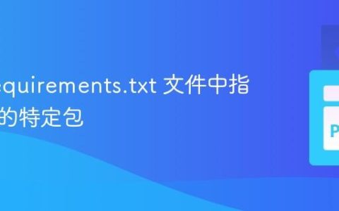 安装 requirements.txt 文件中指定仓库的特定包