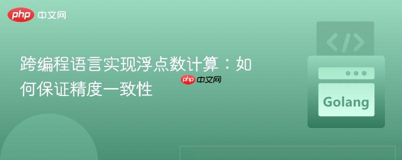跨编程语言实现浮点数计算:如何保证精度一致性