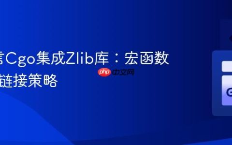 Go语言Cgo集成Zlib库：宏函数调用与链接策略