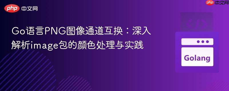 Go语言PNG图像通道互换:深入解析image包的颜色处理与实践