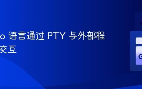 使用 Go 语言通过 PTY 与外部程序进行交互