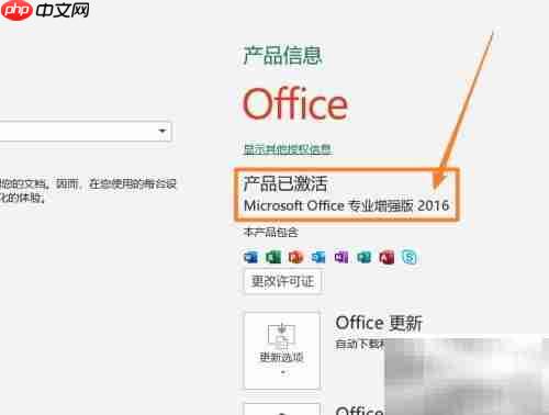 如何查看Office版本号