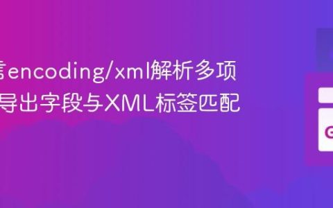 Go语言encoding/xml解析多项数据：导出字段与XML标签匹配策略