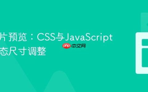 前端图片预览：CSS与JavaScript实现动态尺寸调整