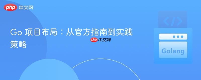 Go 项目布局:从官方指南到实践策略