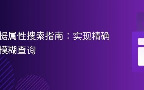 前端数据属性搜索指南：实现精确匹配与模糊查询