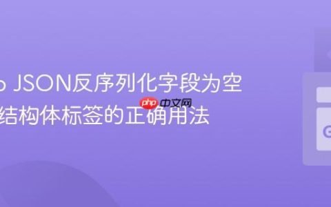 解决Go JSON反序列化字段为空问题：结构体标签的正确用法