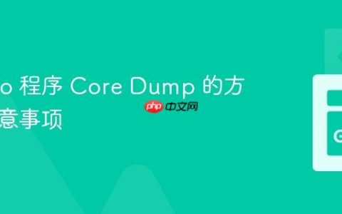 生成 Go 程序 Core Dump 的方法与注意事项
